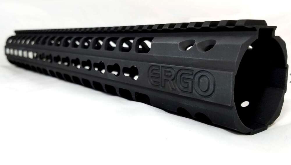 Grips Pads Stocks Ergo Grip Ready Series ERGO MODULAR KEYMOD RAIL SYSTEM (1PC) 1.8" INSIDE DIAM. 15" LENGTH - BLK • Model: Ready Series